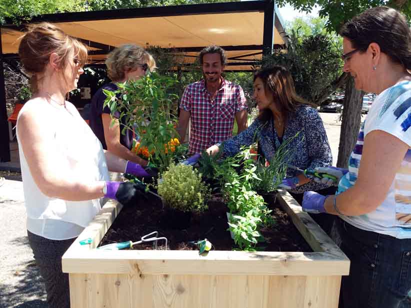Initiation au jardinage à la SMC par la Scop 
