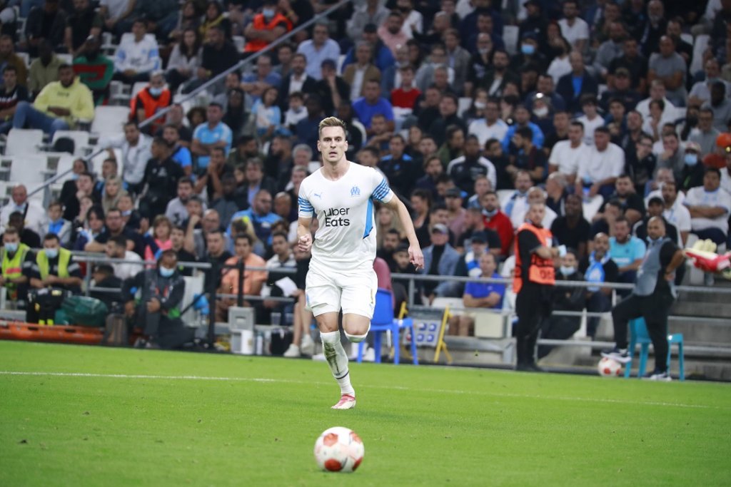 Arkadiusz Milik est entré à l’heure de jeu sous les applaudissements du public (Photo Laurent Saccomano/ Wallis.fr)