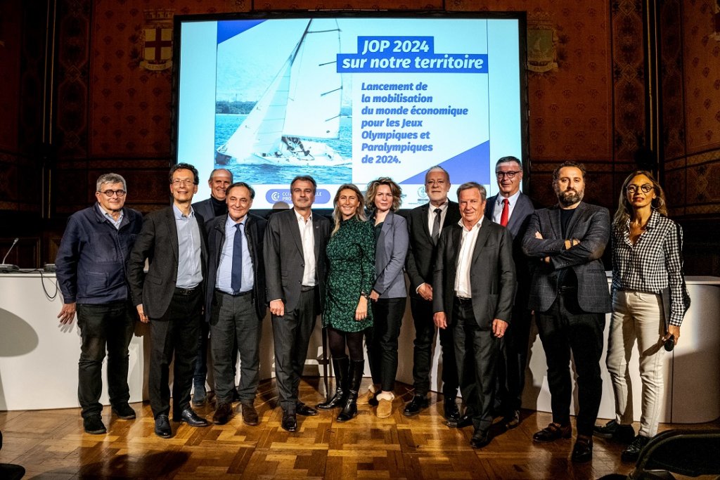 Un aréopage de personnalités pour le lancement de la mobilisation du monde économique pour les JOP 2024 (Photo  François Moura)