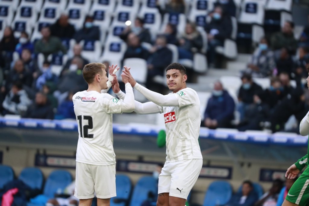 Luis Henrique a marqué son premier but depuis qu’il porte le maillot de l’OM (Photo Laurent Saccomano/ Wallis.fr)