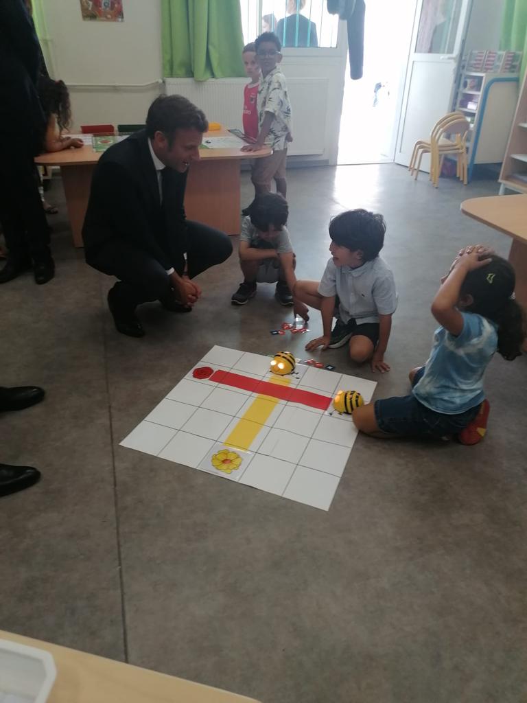 Visite d'une classe flexible de mathématiques  © JB