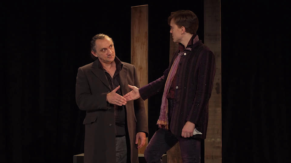 Etienne Ménard & Yves-Pol Deniélou dans "Danton les derniers jours du lion" (Photo XDR)