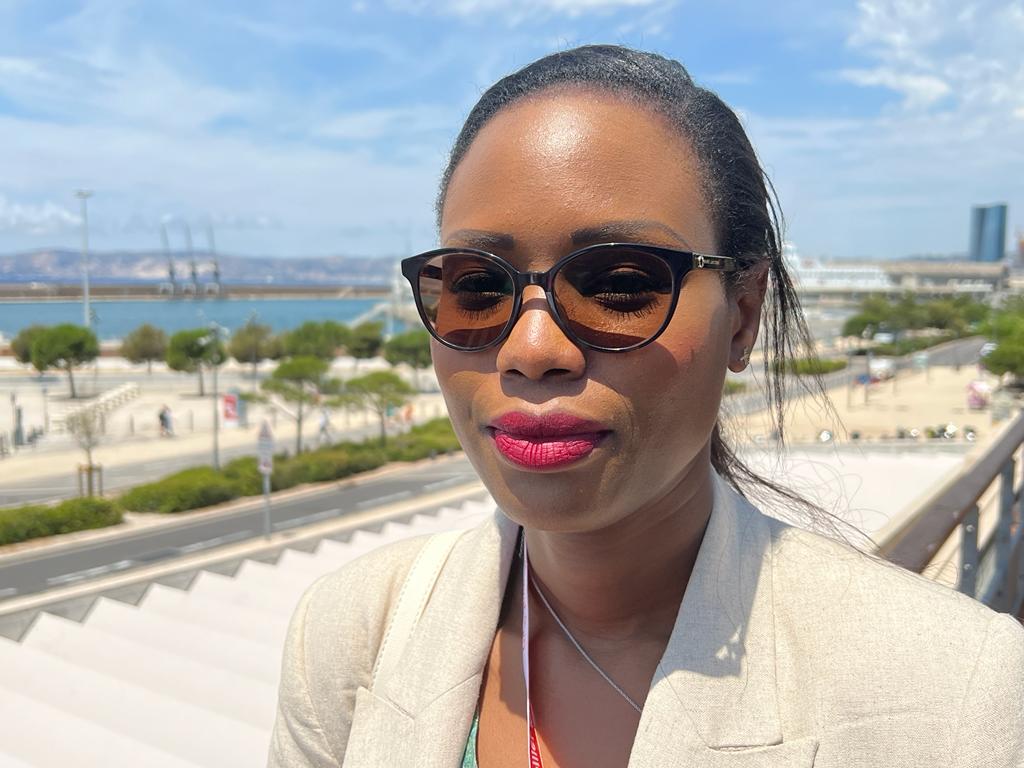Marième Ngom, présidente du club de l'immobilier du Sénégal (Photo Joël Barcy)