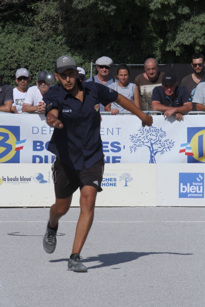 Kevin Onde, 28 ans, a été efficace au tir (Photo René Rossi)