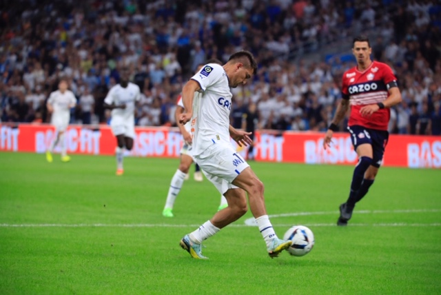 Cengiz Under a été efficace en position d’ailier droit (Photo Laurent Saccomano, Wallis.fr)