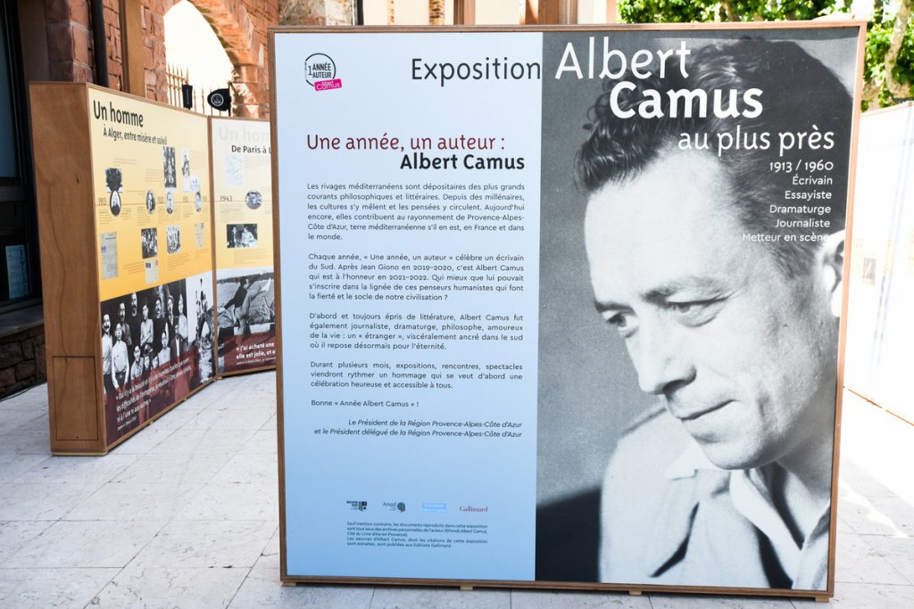 Exposition "Albert Camus au plus près" @Région Sud/ Jean-Pierre Garufi