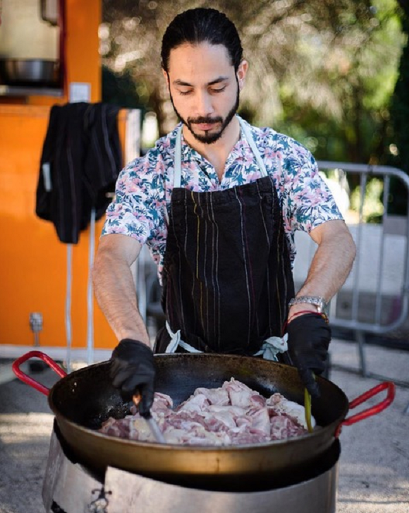 Le chef Luc du village des food-trucks ©Foire de Marseille