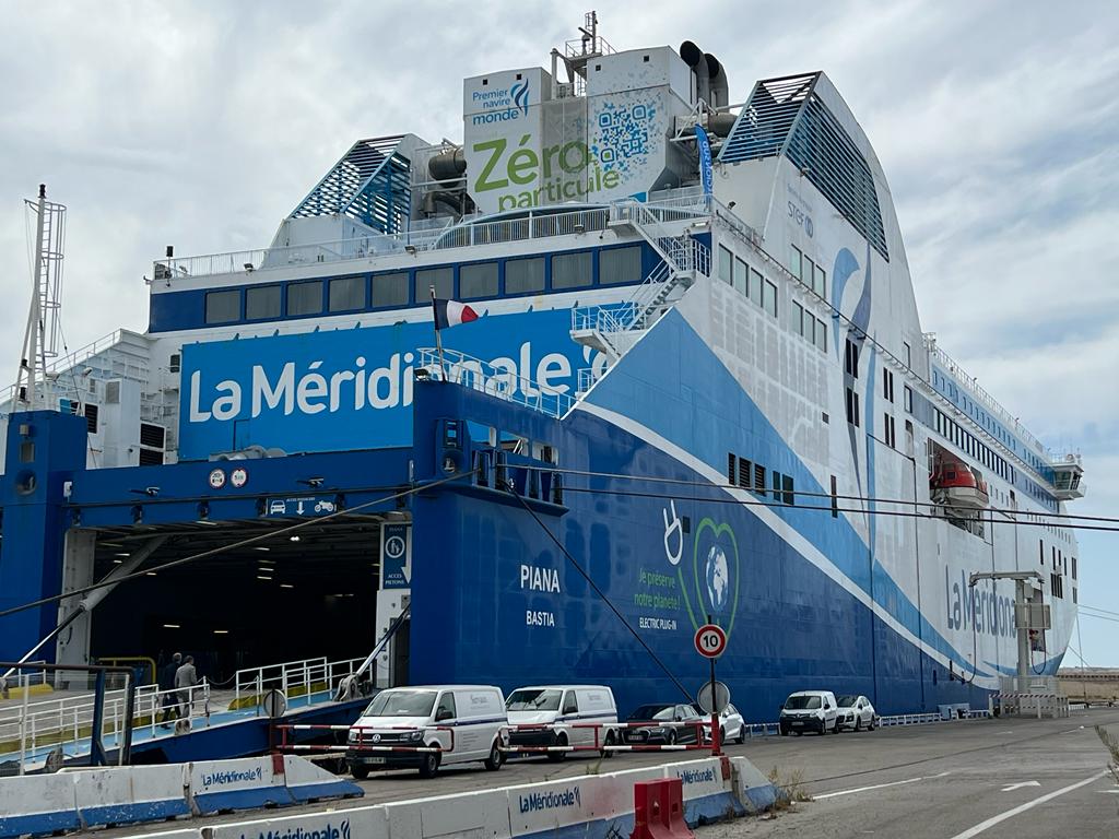 Le Piana navire amiral de "La Méridionale" (Photo Joël Barcy)