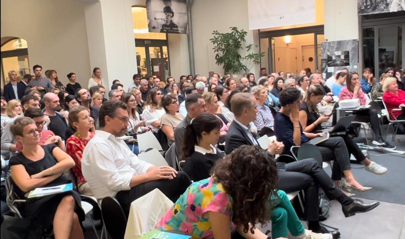 Un public venu en nombre a partipé à cette journée organisée au sein du Conseil régional de l'ordre des architectes de Provence-Alpes-Côte d'Azur (Photo Joël Barcy)
