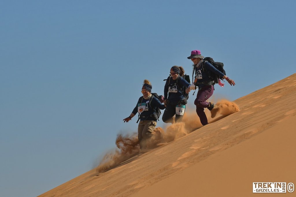 Les gazelles sont fin prêtes à s'élancer dans le désert du Maroc ©Trek'in Gazelles