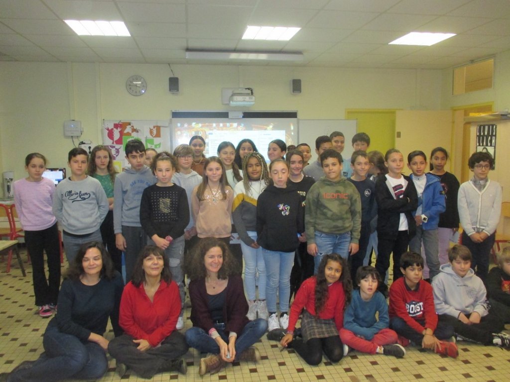 Le 9 décembre, CM2 école primaire, Les Floralies, Aix-en-Provence (Photo J.-R. B.)
