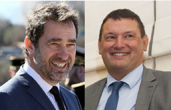 Christophe Castaner, président du conseil de surveillance et Hervé  Martel, président du directoire ont présenté bilan et projets du port de Marseille Fos © Destimed