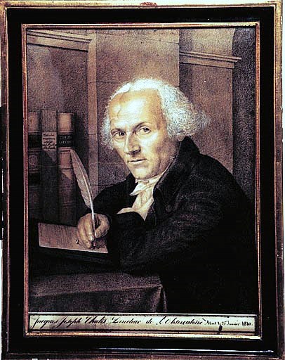 Portrait anonyme de Jacques-Joseph Thulis, vers 1800. Mine de plomb rehaussé de blanc, sur papier. (Photo Marc Heller)