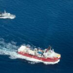 L’Ocean Viking, navire de sauvetage affrété et opéré par SOS Méditerranée, menacé avec des armes à feu par des garde-côtes libyens qui ont tiré plusieurs fois (Photo Christian Gohdes / Sea-Watch.org)