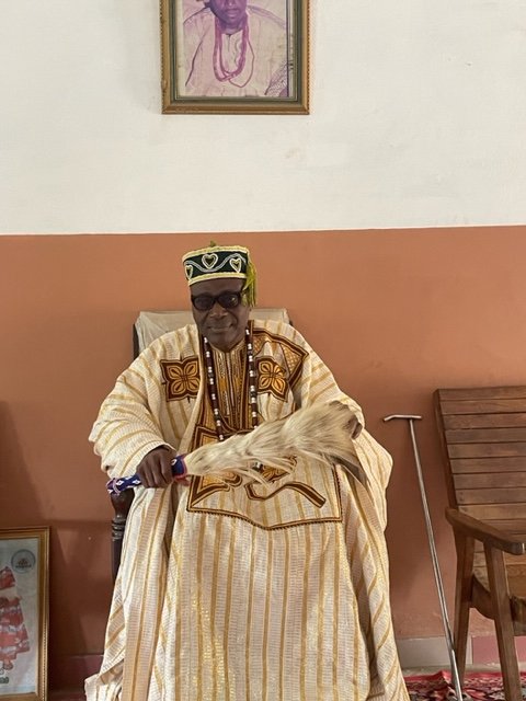 Le roi Djagou Egbakotan, 26e roi de la dynastie (Photo AV)