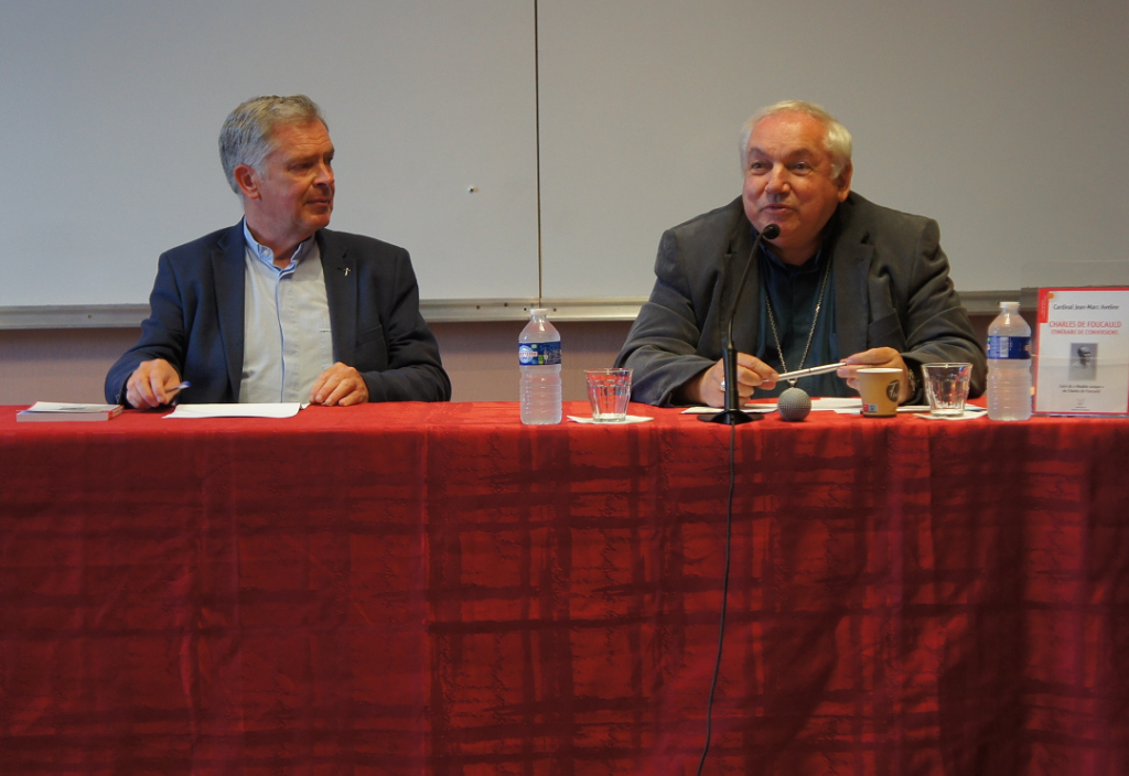 Le cardinal Jean-Marc Aveline vient de présenter son ouvrage au centre Le Mistral de Marseille (Photo D.P-G)