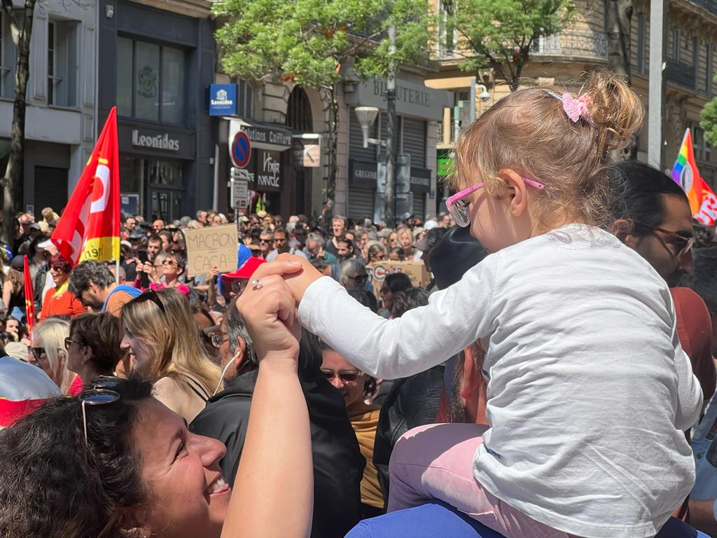 A Marseille on bat le pavé aussi en famille (Photo Joël Barcy) A Marseille on bat le pavé aussi en famille (Photo Joël Barcy)