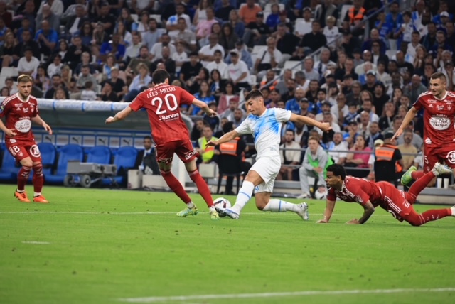 L’entrée en jeu de Ruslan Malinovskyi à la place de Guendouzi n’a pas été décisive (Photo Laurent Saccomano/Wallis.fr)