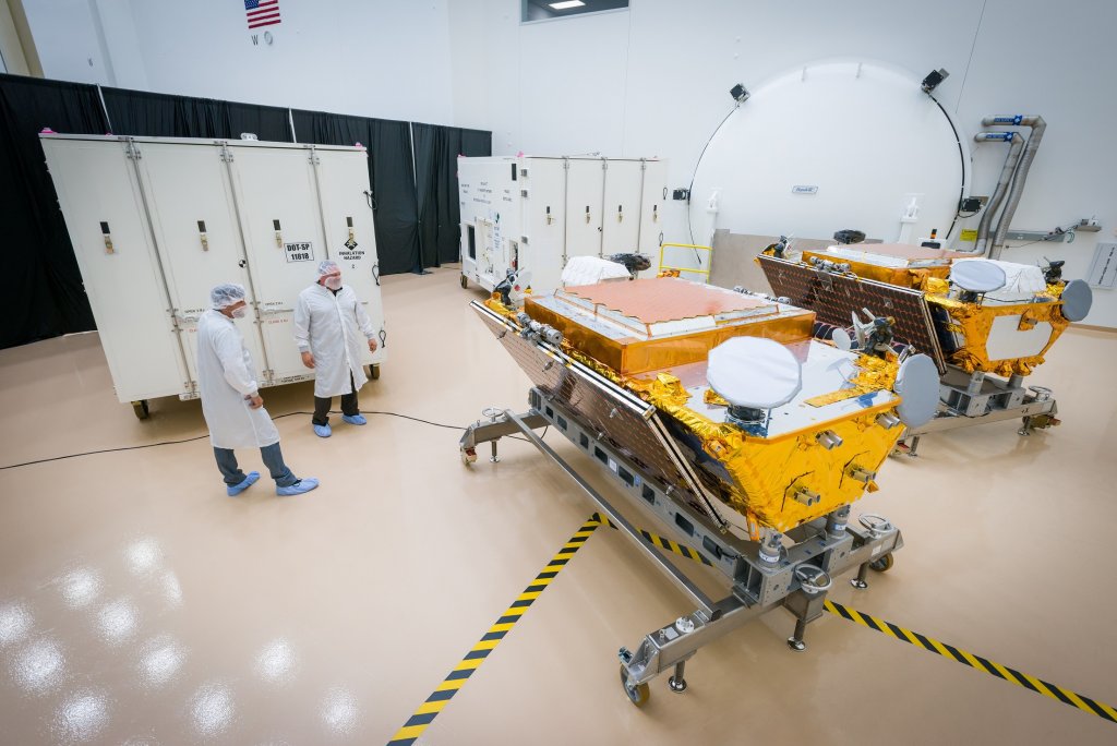 Satellites de rechange additionnels de la constellation de télécommunications Iridium © Northrop Grumman