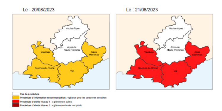 Alerte niveau 1 pollution à l'ozone