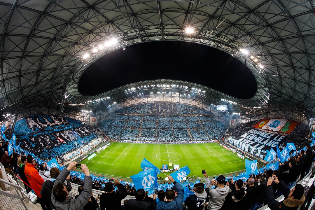 OM supporters at the Velodrome (Photo wallis.fr/Laurent Sacomano) 
