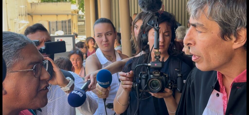 Destimed Altercation entre collectif defense des familles et avocat