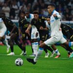Mason Greenwood a ouvert le score sur penalty et a été passeur sur corner pour le but de Benjamin Pavard ( Photo Laurent Saccomano/Wallis.fr)