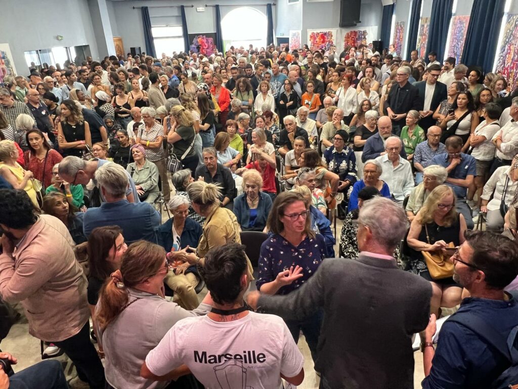 Militants et soutiens sont venus en nombre ce samedi © Joël Barcy