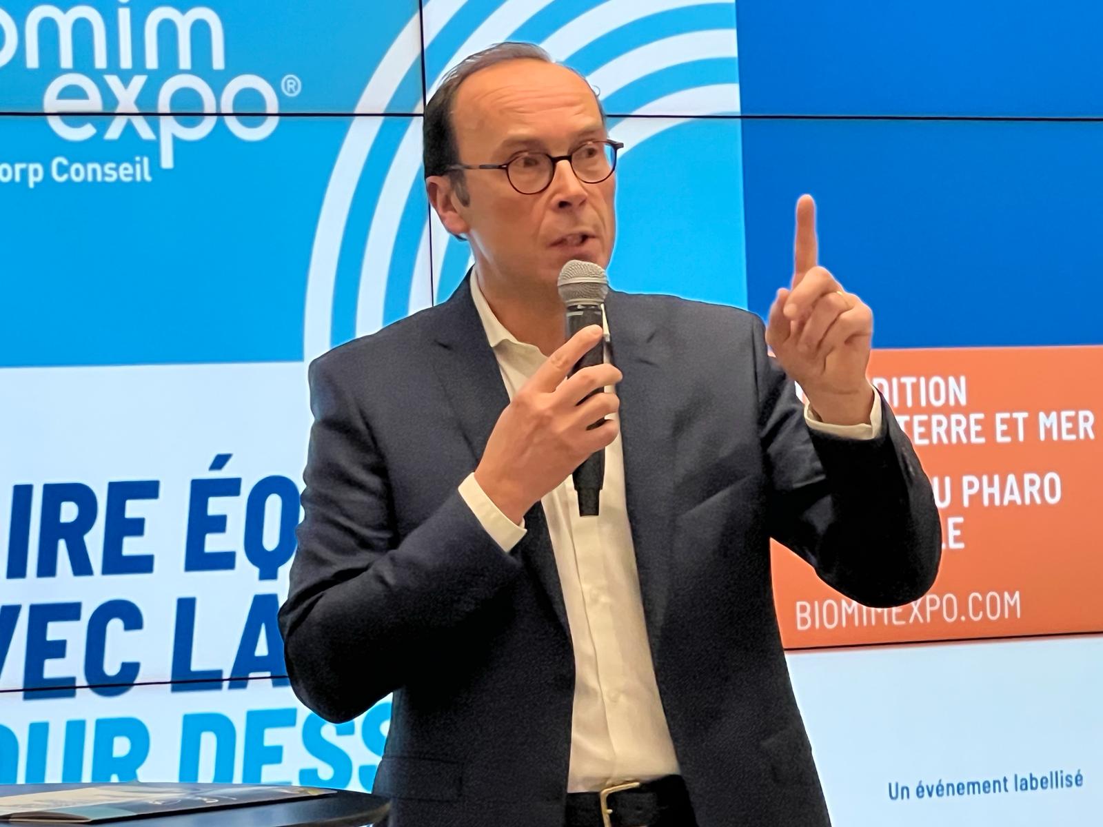 Alain Renaudin, président de NewCorp Conseil et fondateur de Biomim’expo © Joël Barcy