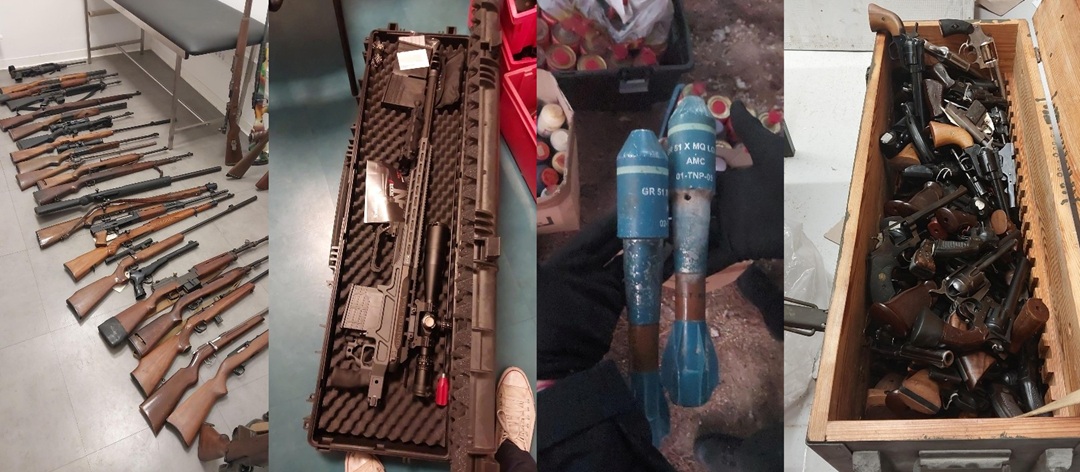 Interception d'un stock d'armes détenues de manière illégale dans une armurerie près de Marseille © Parquet de Marseille