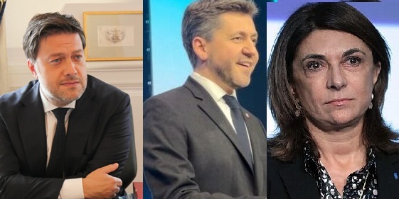 Benoît Payan (DvG) et Franck Allisio (RN) sont au coude à coude suivis par Martine Vassal Union des droites et du Centre © Joël Barcy