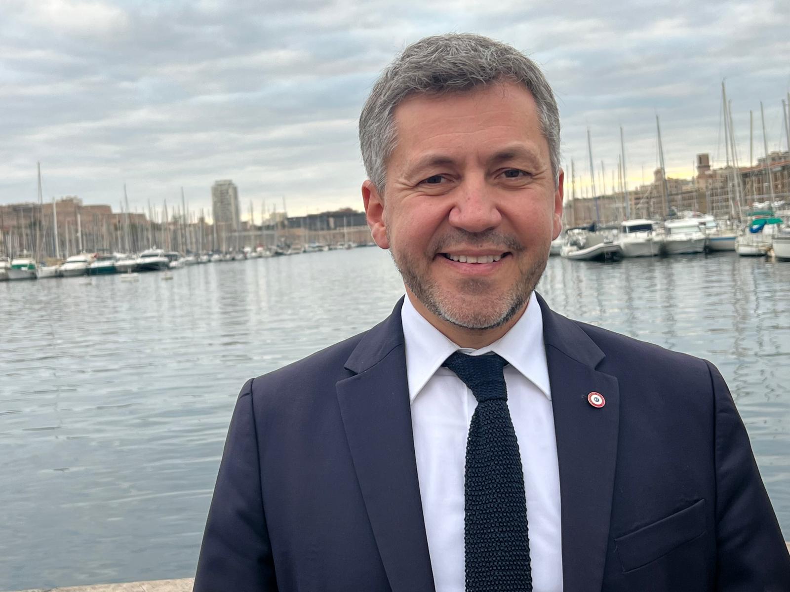 Franck Allisio candidat RN aux municipales de Marseille © Joël Barcy