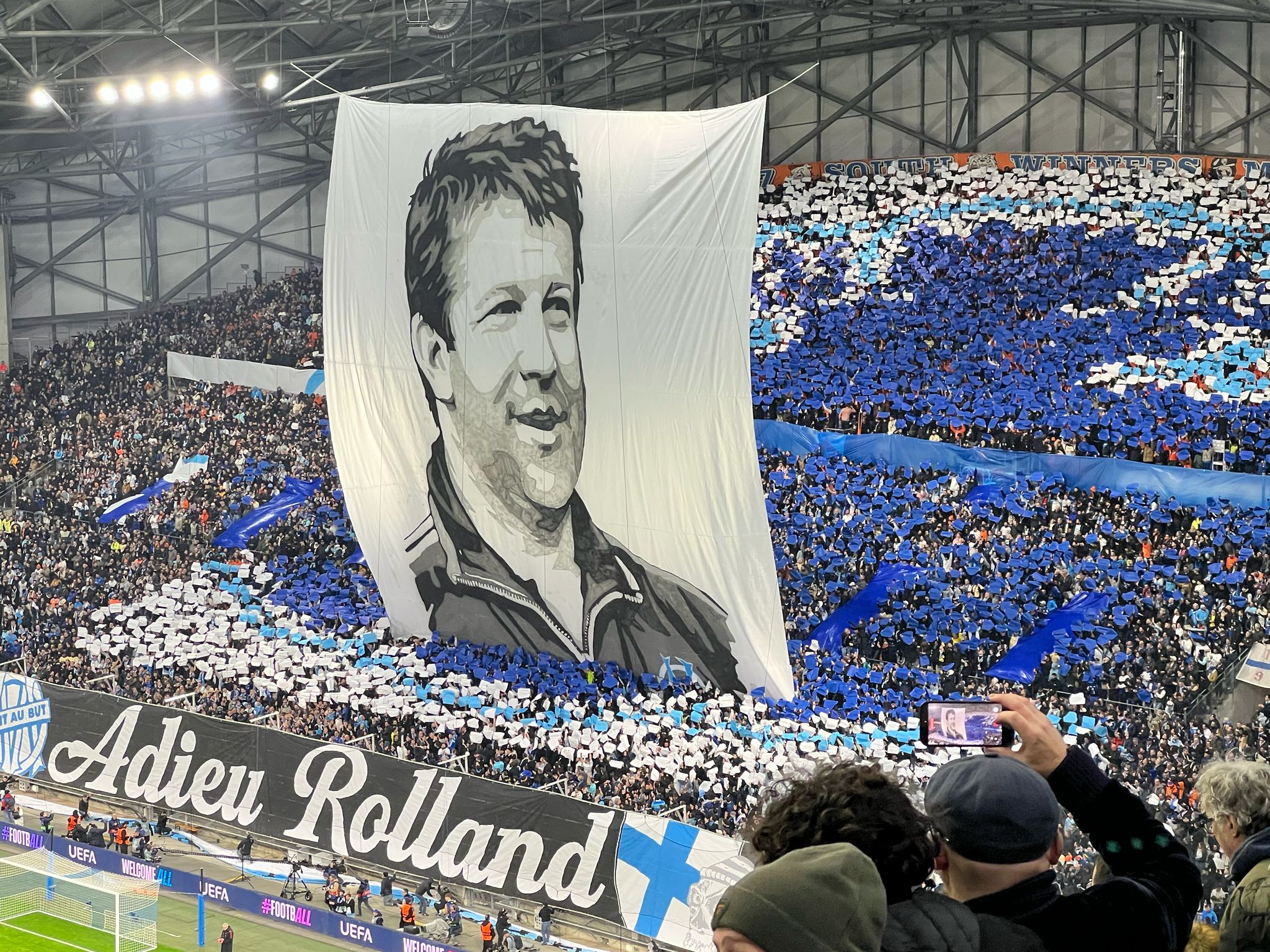 Hommage rendu à Rolland Courbis © Joël Barcy