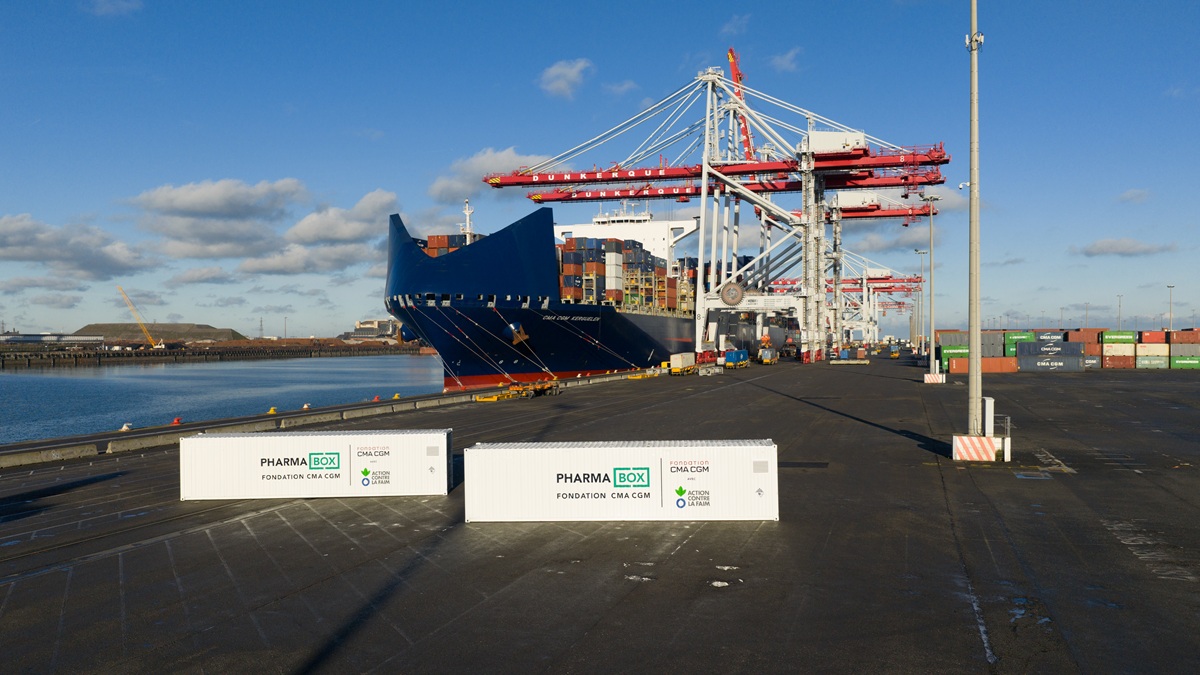 La Fondation CMA CGM expédie deux nouvelles PharmaBox vers le Soudan et le Tchad © CMA CGM
