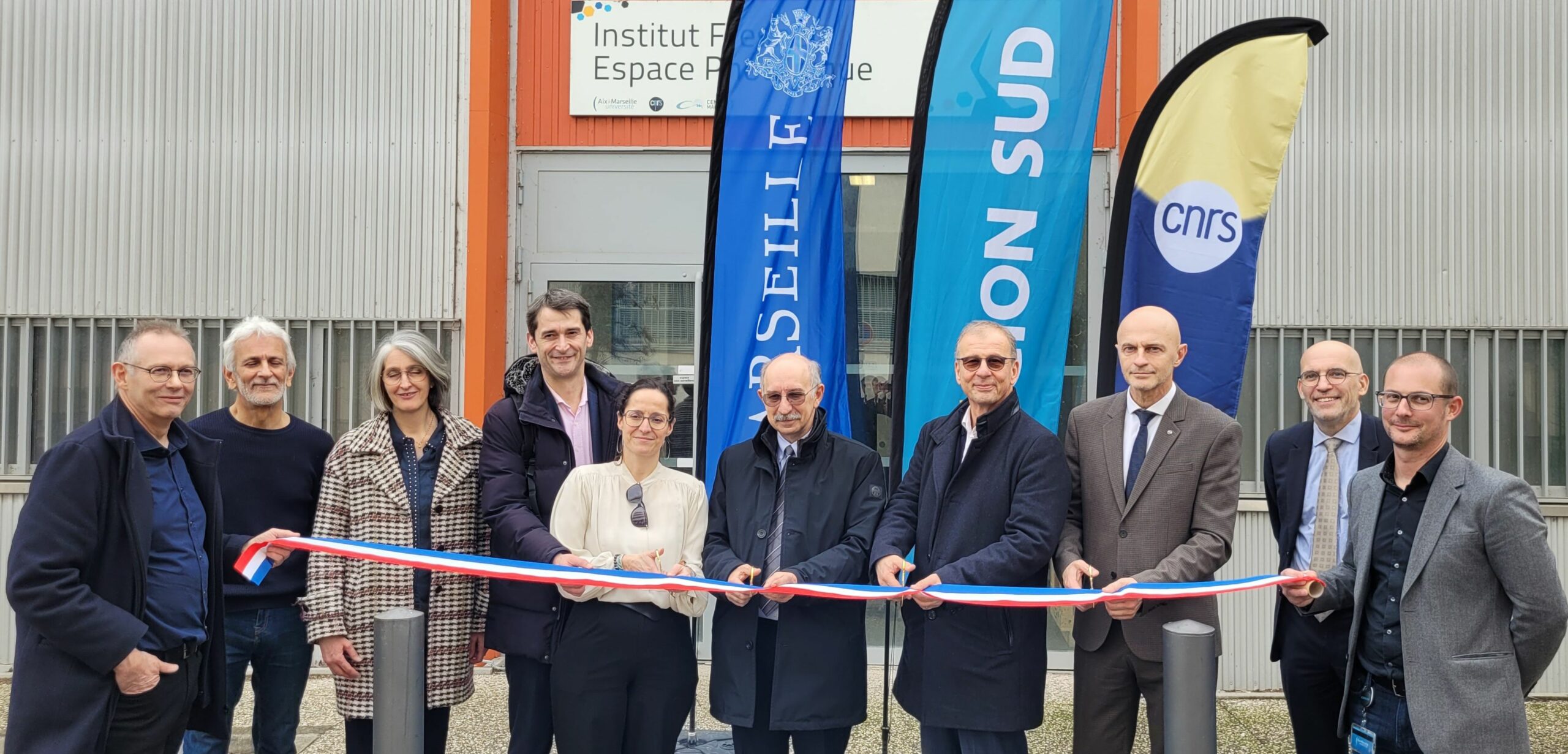 Inauguration du volet marseillais du projet « Pertinence » (Photo CNRS)