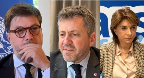 A Marseille, Benoît Payan (DVG) arriverait en tête du second tour devant Franck Allisio (RN) et Martine Vassal (droite et centre) (Photo Joël Barcy)