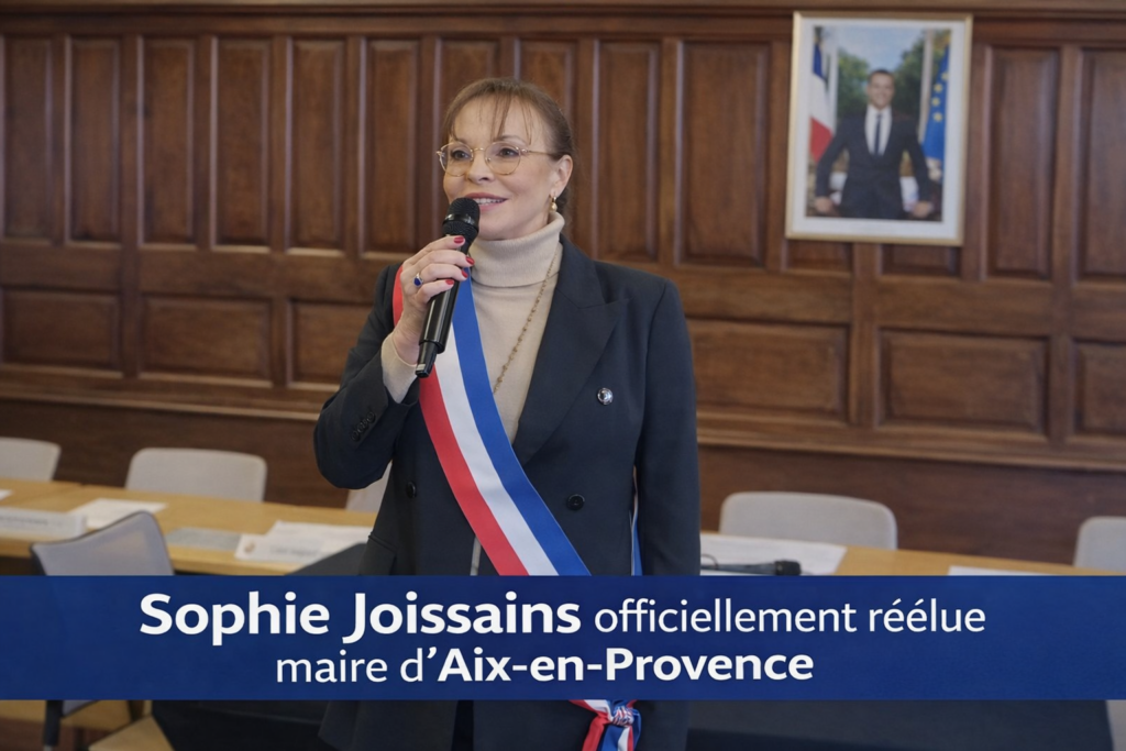 Destimed Sophie Joissains reelue maire dAix en Provence