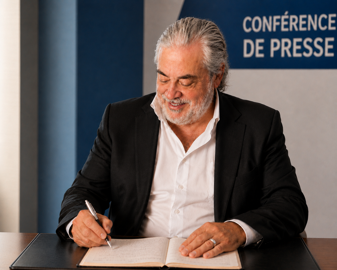Michel Caire dans ce qu’il aimait profondément : écrire, réfléchir, transmettre. Fondateur et rédacteur en chef de Destimed, il défendait un journalisme d’ouverture, de dialogue et d’humanité. Un an après sa disparition brutale, survenue le 23 mai 2025, sa voix continue d’accompagner chaque combat mené contre la haine, les extrêmes et toutes les formes d’intolérance © Destimed