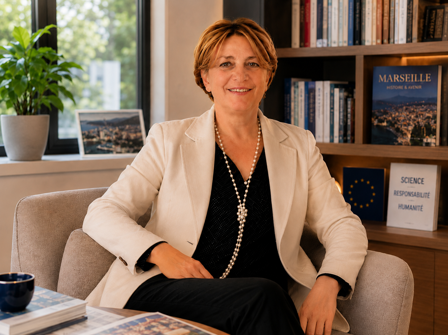 Sylvie Casalta. Une scientifique engagée, attachée à faire dialoguer recherche, humanisme et action publique dans une Europe qu’elle envisage avant tout comme un espace de transmission et de réflexion. (Photo Destimed / RD)