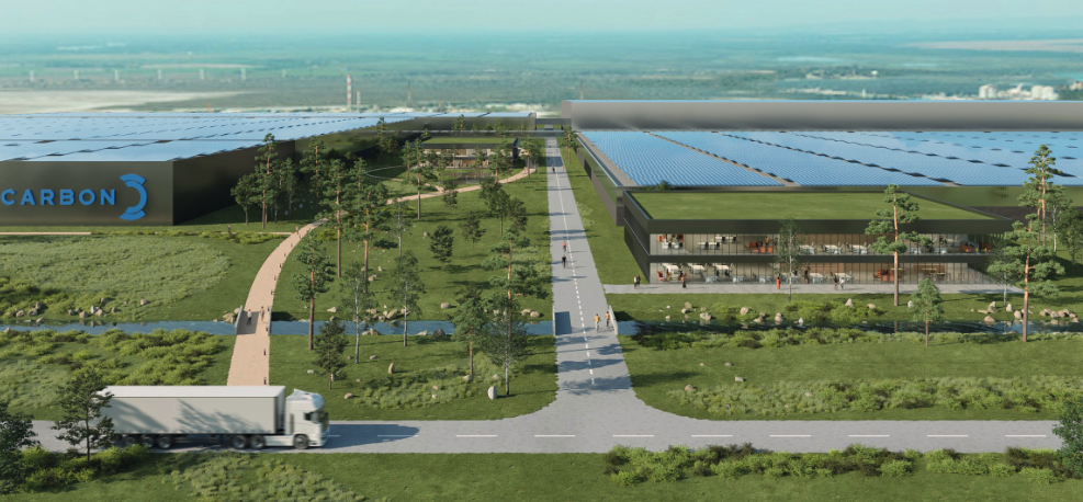 Le site retenu à Fos-sur-Mer était d’une surface d’environ 60 hectares.