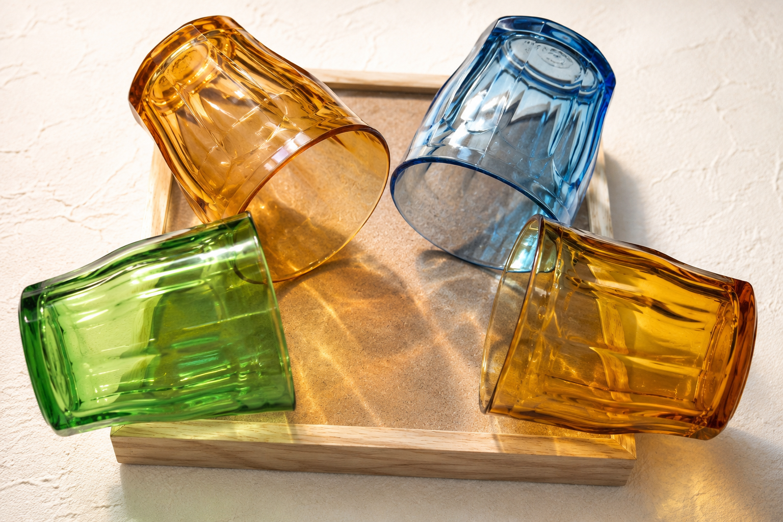 Les célèbres verres Duralex, symbole d’un savoir-faire industriel français que la CG Scop entend préserver © Patricia Caire