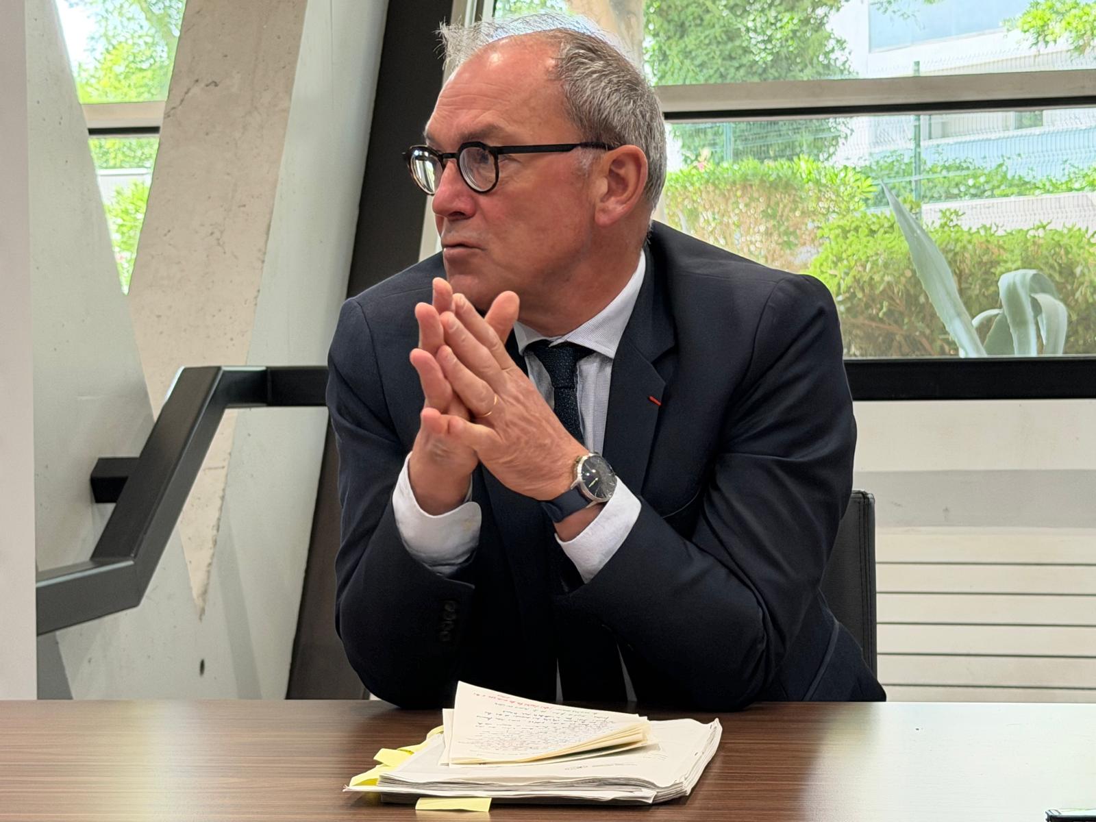 Xavier Lefort, président de la chambre régionale des comptes Provence-Alpes-Côte d’Azur (Photo Joël Barcy)