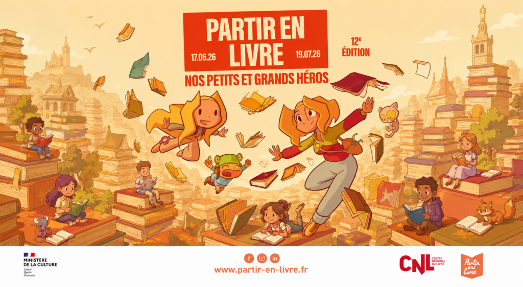 Destimed affiche partir en livre