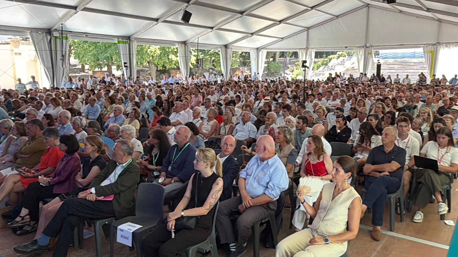 Les débats ont attiré un public nombreux tout au long des trois jours des Rencontres économiques d’Aix-en-Provence. (Photo Joël Barcy)