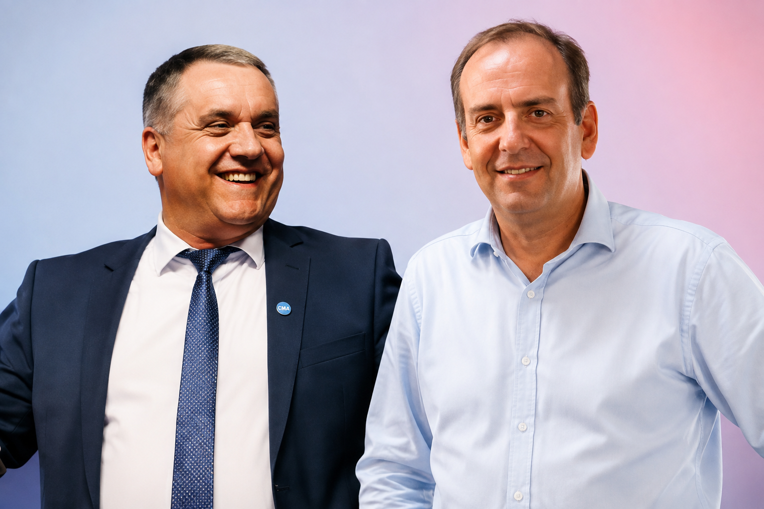 Yannick Mazette, président de la CMA Provence-Alpes-Côte d’Azur, et Guillaume Fievet, président du Réseau Excellence EPV Provence-Alpes-Côte d’Azur et Corse (Photos DR)