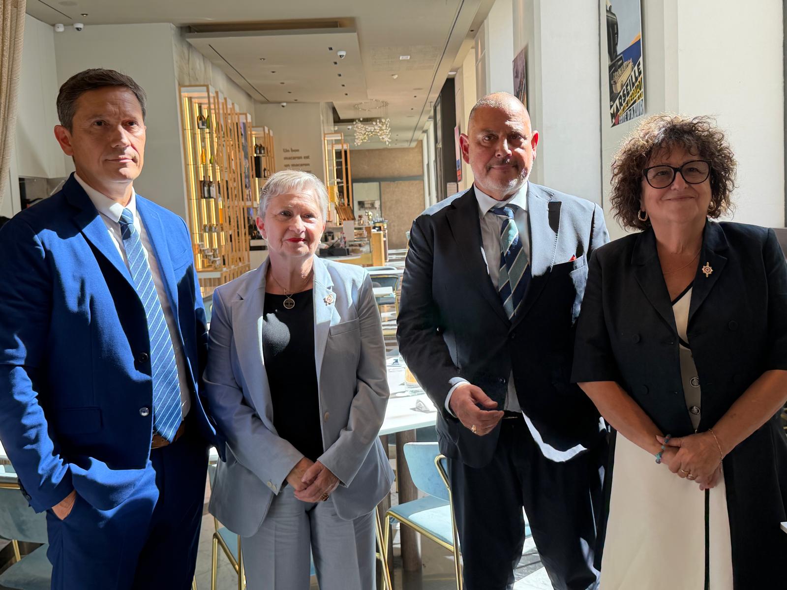Les quatre élus RN marseillais ont effectué un signalement collectif auprès du procureur de la République concernant la prostitution et l’exploitation sexuelle de mineurs confiés à l’Aide sociale à l’enfance (photo Joël barcy)
