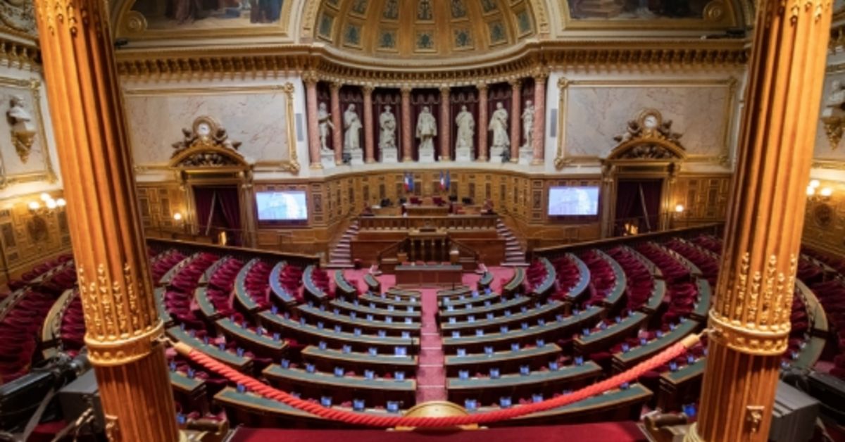 situé dans le prestigieux palais du Luxembourg, l’hémicycle du Sénat compte 348 élus. © Sénat
