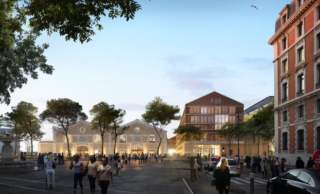 Destimed Vue Place de la Joliette J0 Futur Port Marseille Fos by Corinne Vezzoni et Associes©GolemImages